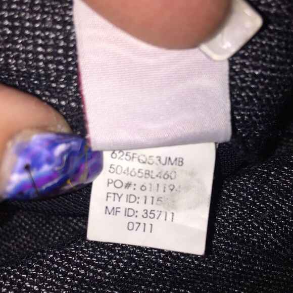 Black/Gray Twead Slacks Pants Sz 12 - Picture 10 of 10